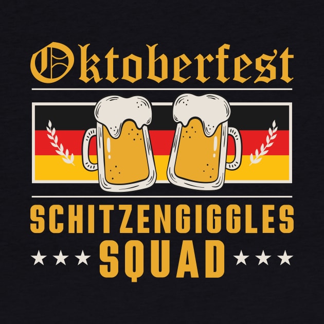 Oktoberfest Party Novelty Bavarian Drinking Squad Bier by Rengaw Designs